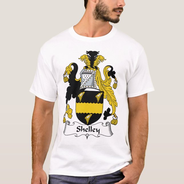 Shelley Family Crest T-Shirt (Front)