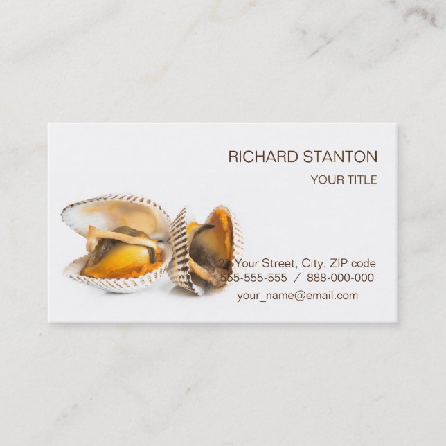 Shellfish Business Card (Front)