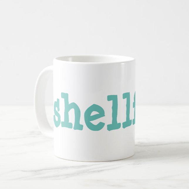 shellfish coffee mug (Front Left)
