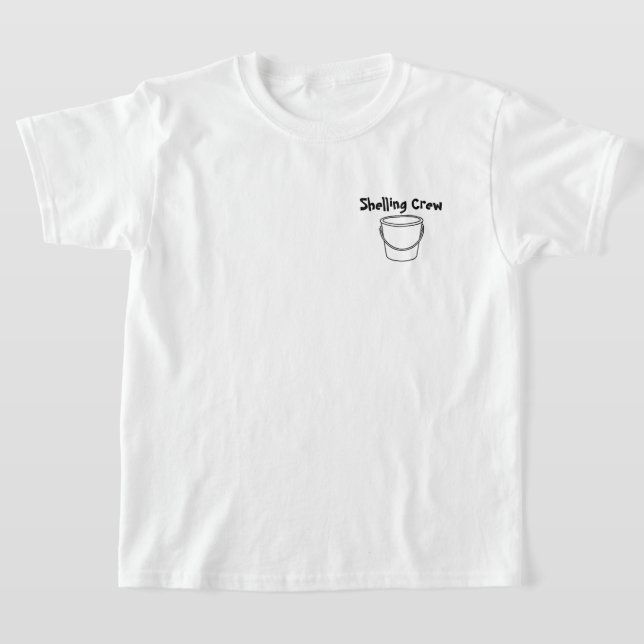  “Shelling Crew – Children's Shelling T-Shirt (Laydown)