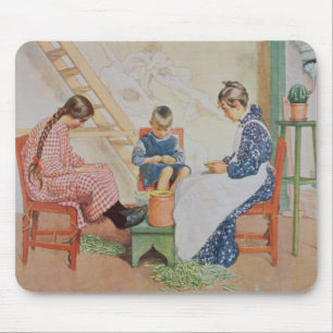 Shelling Peas, pub. in 'Lasst Licht Hinin'(`Let in Mouse Mat