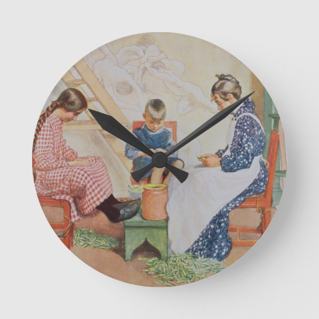 Shelling Peas, pub. in 'Lasst Licht Hinin'(`Let in Round Clock (Front)