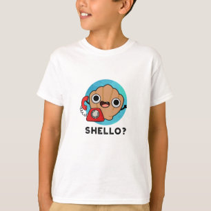 Shello Funny Sea Shell Pun T-Shirt
