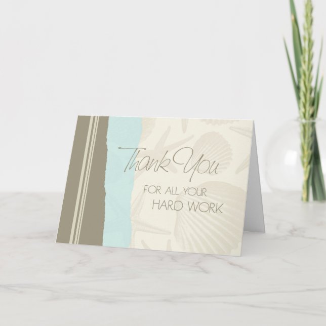 Shells Administrative Professionals Day Card (Front)