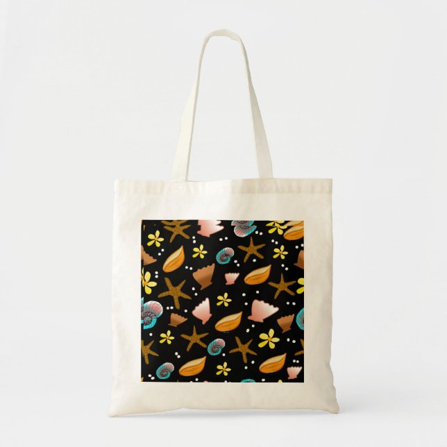 Shells and beach design Tote Bag (Front)