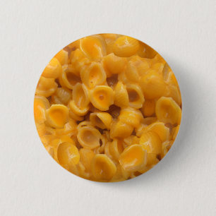 shells and cheese 6 cm round badge