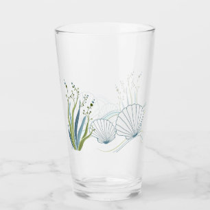 Shells and Seaweed Border Glass
