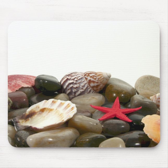 Shells and Star Mouse Mat (Front)