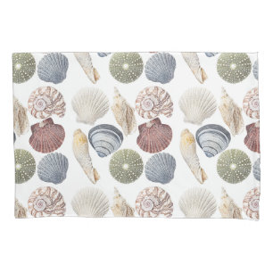 Shells Art Beach House Pillow Case