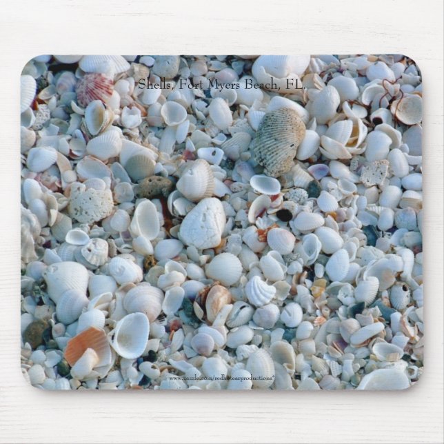 Shells, Fort Myers Beach, FL. Mouse Mat (Front)