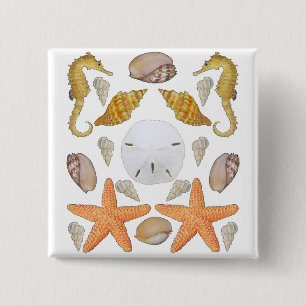 Shells Galore 15 Cm Square Badge