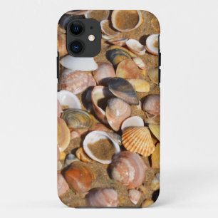 Shells On A Sandy Beach Andalusia, Spain iPhone 11 Case