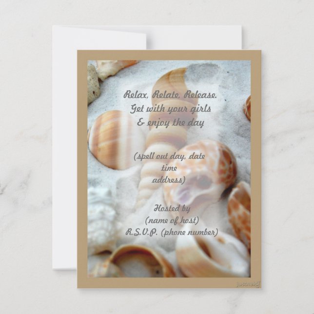 shells party invite (Front)