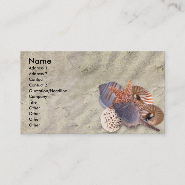 Shells Profile Card (Front)