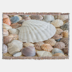 shells throw blanket