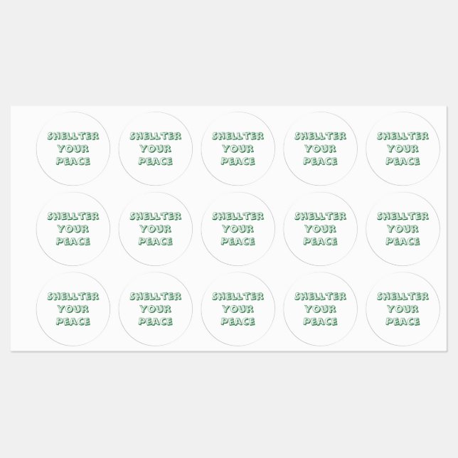 Shellter Your Peace (Sheet)