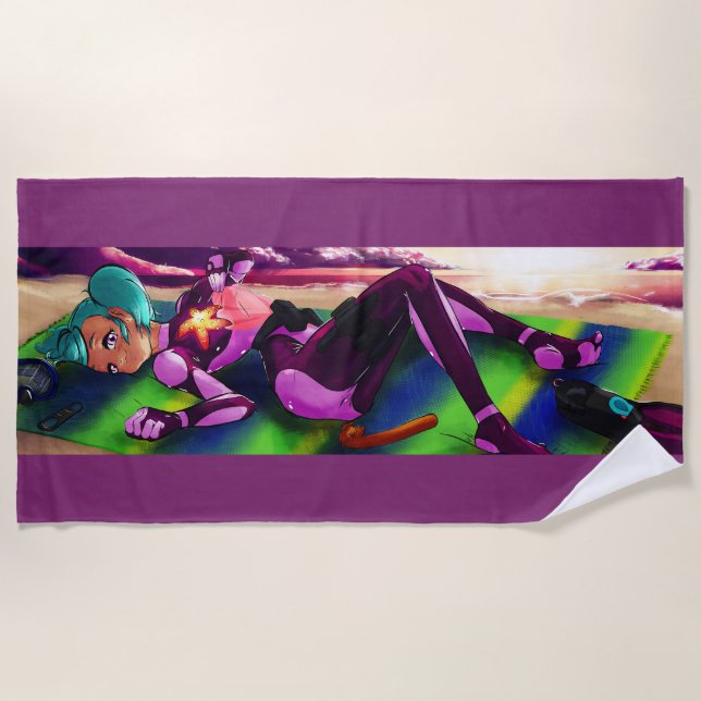 Shelly Chel Beach Towel (Front)