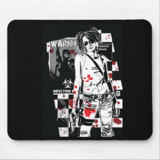 Shelly-Zombie-Hunter Mouse Mat