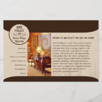 Shelly's Home Project 8.5"x5.5" Fliers