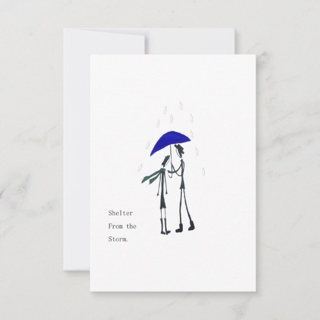 Shelter from the Storm Flat Card (Front)