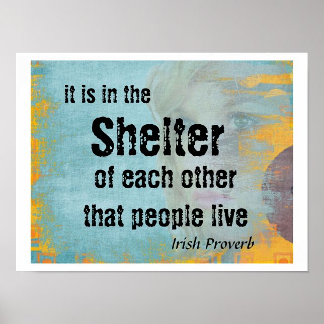 Shelter of each other poster (Front)