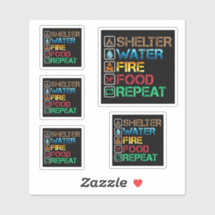 Shelter Water Fire Food - Survival Stay Alive