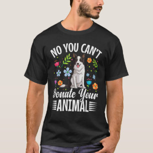 Shelter Work Cat Volunteer Animal Shelter Worker P T-Shirt