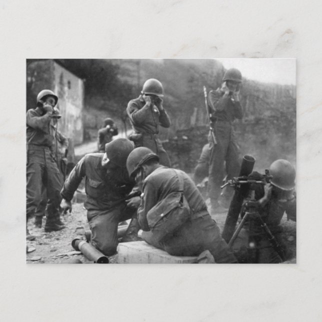 Sheltered and Gathering Somewhere in France Postcard (Front)