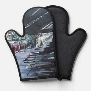 Sheltered by Mid Morning Sun Oven Mitt