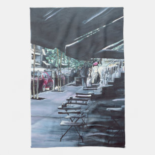 Sheltered by Mid Morning Sun Tea Towel