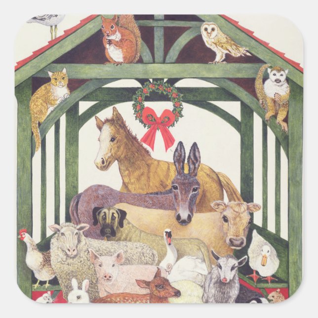 Sheltered Square Sticker (Front)