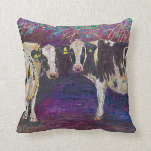 Sheltering cows 2011 cushion