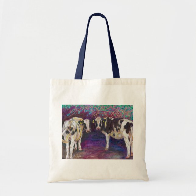 Sheltering cows 2011 tote bag (Front)