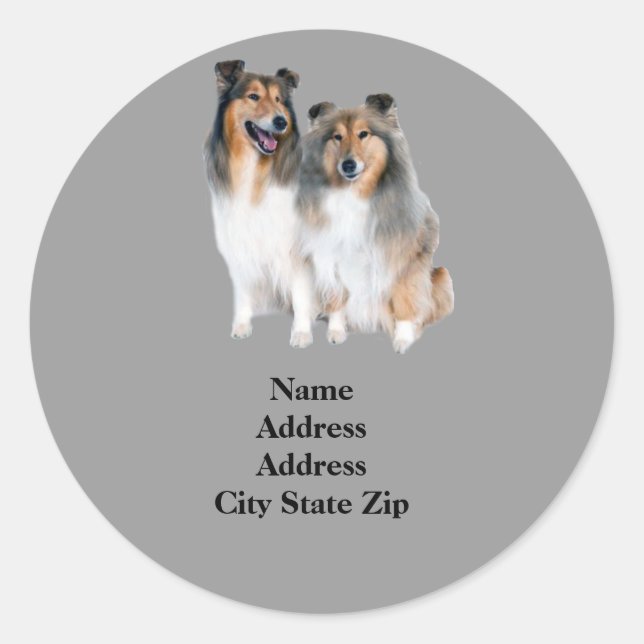 Sheltie Address Label (Front)