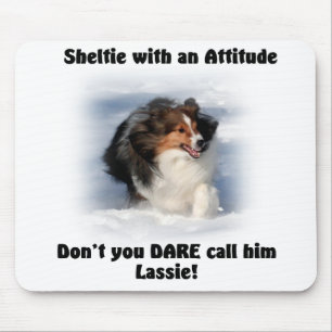 Sheltie Attitude Mousepad