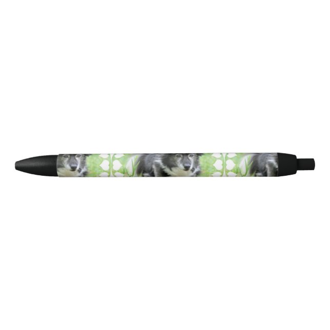 Sheltie Black Ink Pen (Front)