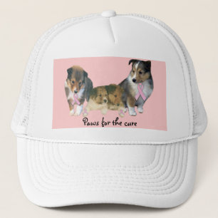 Sheltie Breast Cancer Hat
