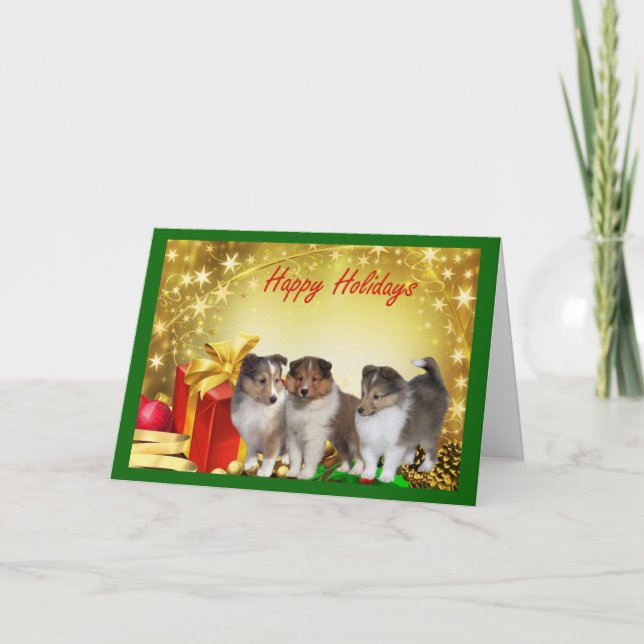 Sheltie Christmas Card Gifts (Front)