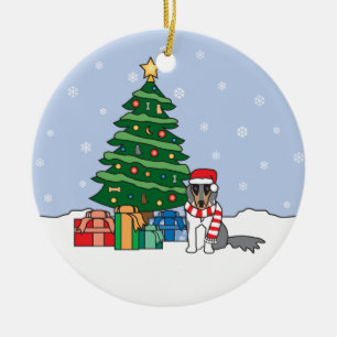Sheltie Christmas Ornament