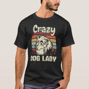 Sheltie  Crazy Dog Lady Vintage Mother's Day Retro T-Shirt