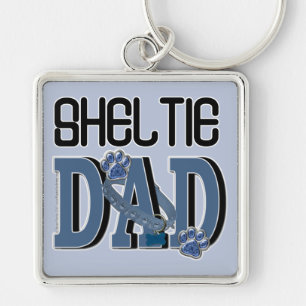 Sheltie DAD Key Ring