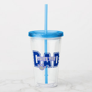 Sheltie Dad With Paw Acrylic Tumbler