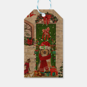 Sheltie Dog Christmas  Gift Tags