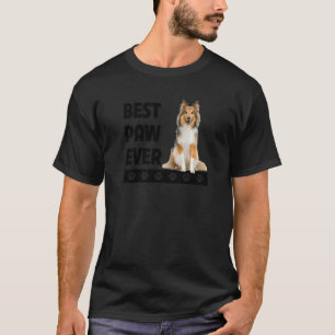 Sheltie Dog Dad Fathers Day Shetland Sheepdog  Own T-Shirt