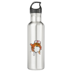 Sheltie Dog in Nurse Hat – animalsinhats Classic T 710 Ml Water Bottle