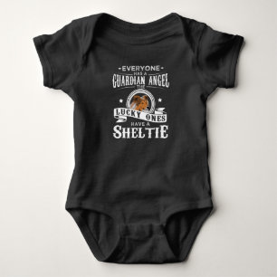 Sheltie Dog Owner Funny Gift Idea Baby Bodysuit