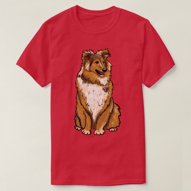 Sheltie Dog T-Shirt (Design Front)