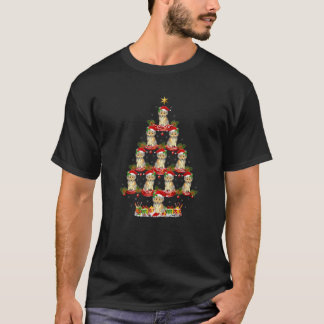 Sheltie Dog Xmas Tree Lighting Sheltie Christmas T T-Shirt
