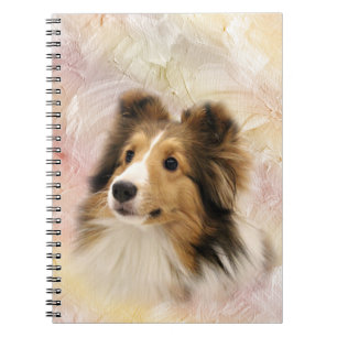 Sheltie face notebook