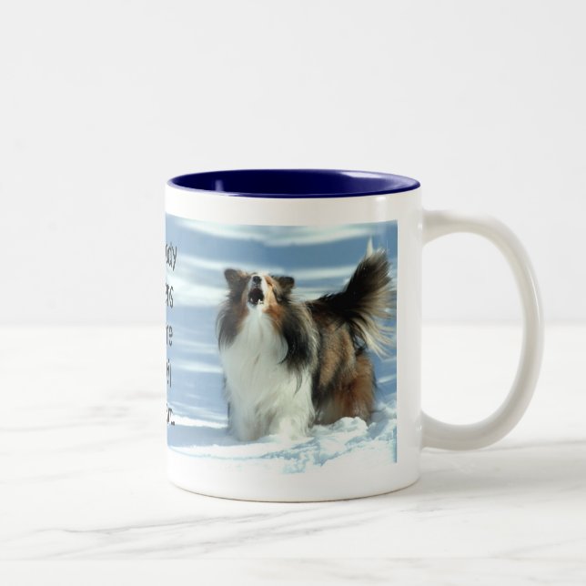 Sheltie Fart Mug (Right)
